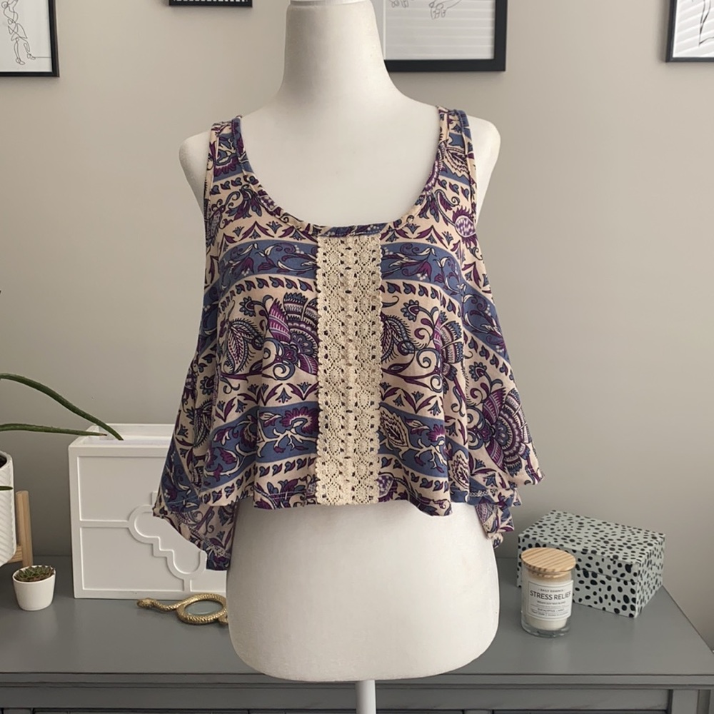 LA Hearts Crop Tank